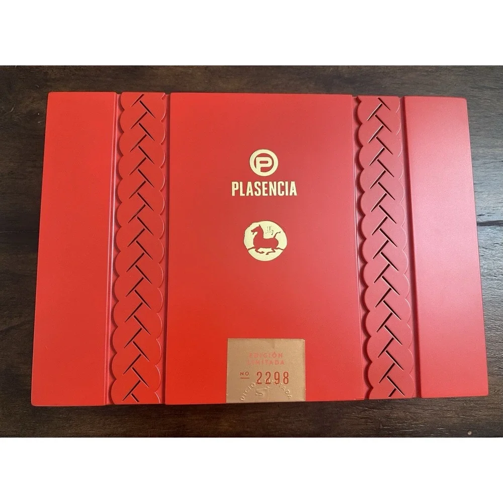 Plasencia Year Of The Horse Empty Wooden Cigar Box